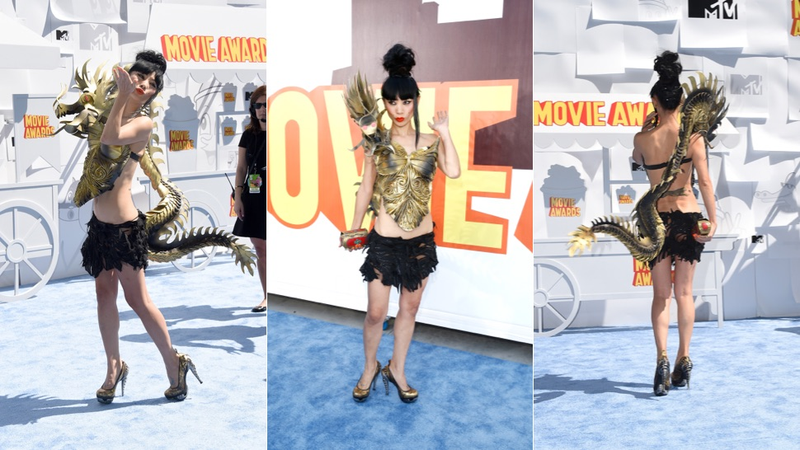 Illustration for article titled Lots of Leg and Lots of Dads at the MTV Movie AwardsÂ